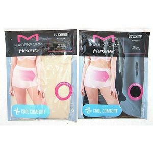 MAIDENFORM Flexees Boyshort FP0059 Beige(Transparent) or Black Sm-3XL